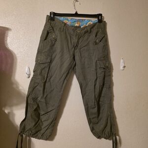 Olive Green Cargo Pants for Men - Casual Utility Style